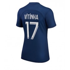 Paris Saint-Germain Vitinha Ferreira #17 Hjemmedrakt Kvinner 2022-23 Kortermet